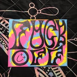 Spiral F*ck Off Painting